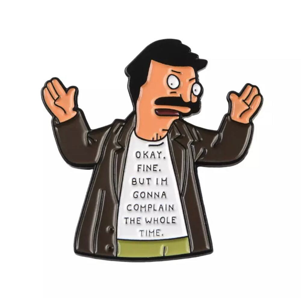 Love You Bob's Burgers Bob Belcher Enamel Pins 97